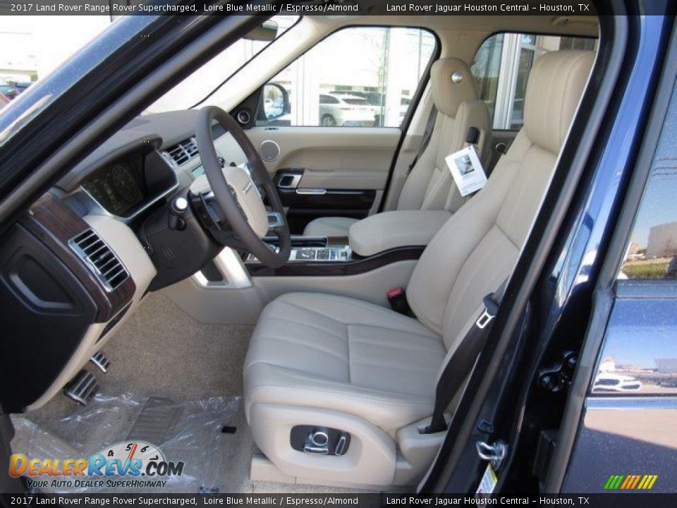 2017 Land Rover Range Rover Supercharged Loire Blue Metallic / Espresso/Almond Photo #3