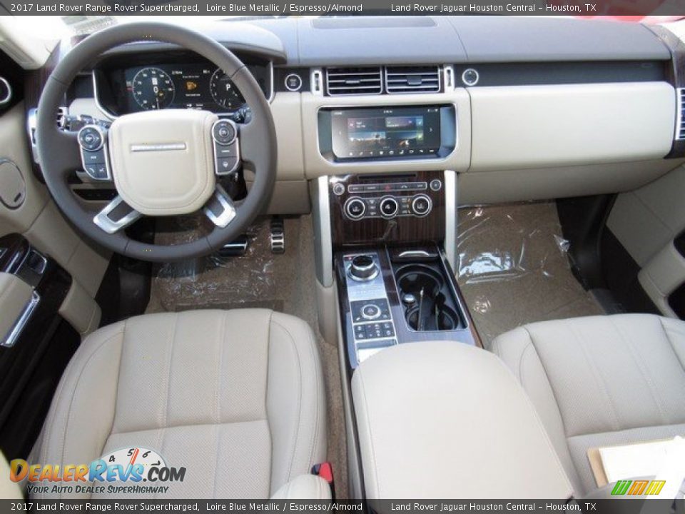 2017 Land Rover Range Rover Supercharged Loire Blue Metallic / Espresso/Almond Photo #4