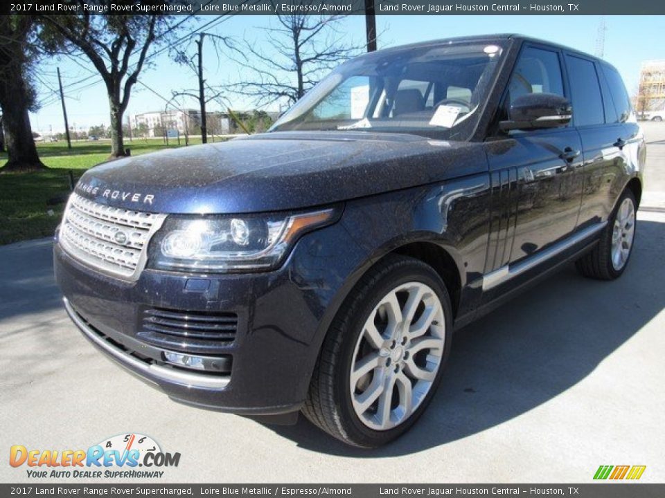 2017 Land Rover Range Rover Supercharged Loire Blue Metallic / Espresso/Almond Photo #11