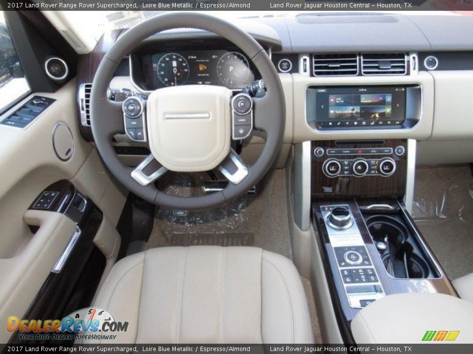2017 Land Rover Range Rover Supercharged Loire Blue Metallic / Espresso/Almond Photo #13