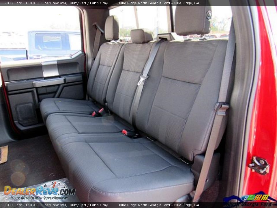 2017 Ford F150 XLT SuperCrew 4x4 Ruby Red / Earth Gray Photo #13