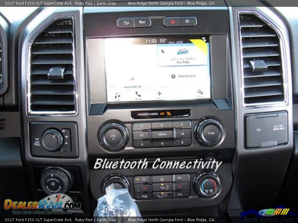 2017 Ford F150 XLT SuperCrew 4x4 Ruby Red / Earth Gray Photo #20