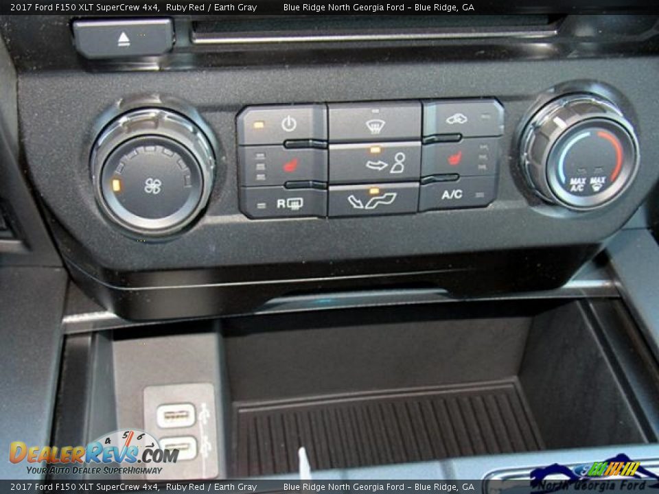 2017 Ford F150 XLT SuperCrew 4x4 Ruby Red / Earth Gray Photo #26