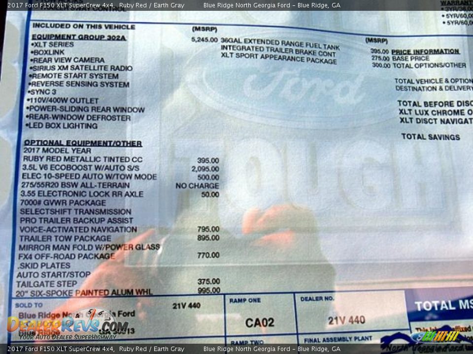 2017 Ford F150 XLT SuperCrew 4x4 Ruby Red / Earth Gray Photo #29