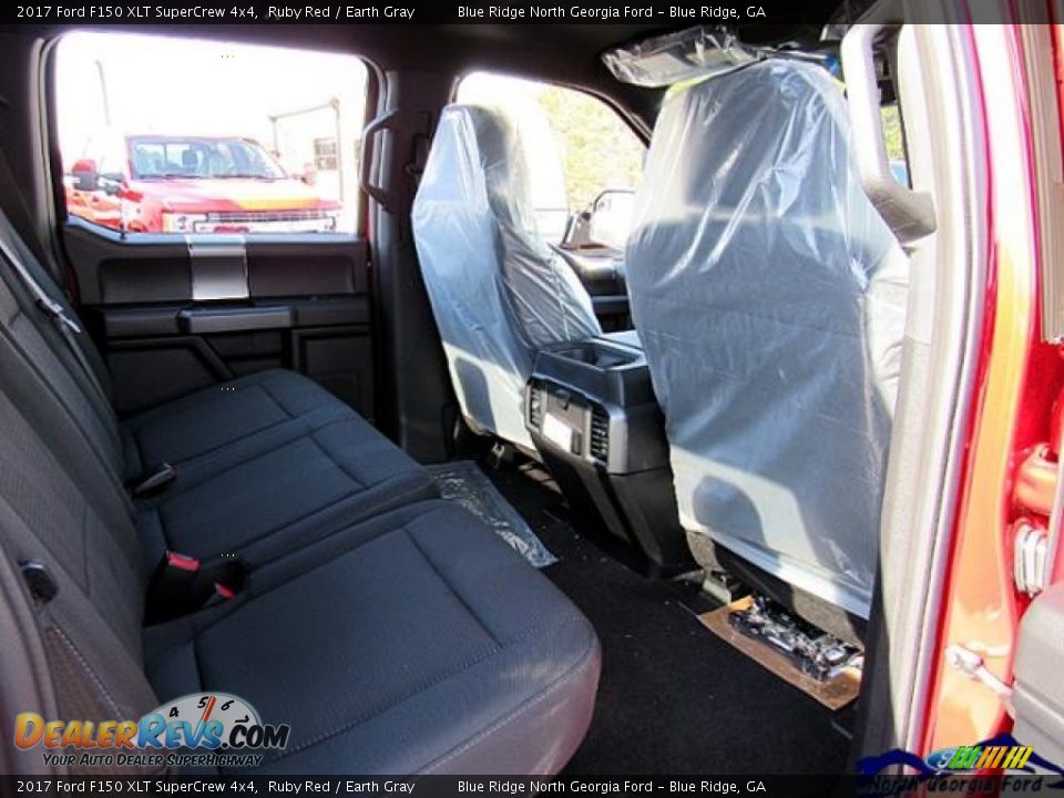 2017 Ford F150 XLT SuperCrew 4x4 Ruby Red / Earth Gray Photo #34