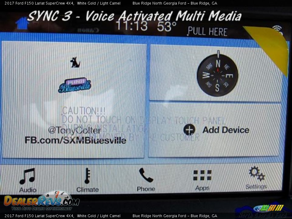2017 Ford F150 Lariat SuperCrew 4X4 White Gold / Light Camel Photo #21