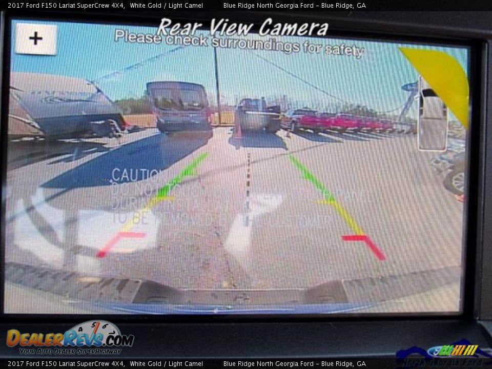 2017 Ford F150 Lariat SuperCrew 4X4 White Gold / Light Camel Photo #22