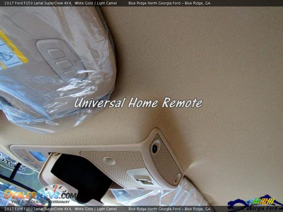 2017 Ford F150 Lariat SuperCrew 4X4 White Gold / Light Camel Photo #26