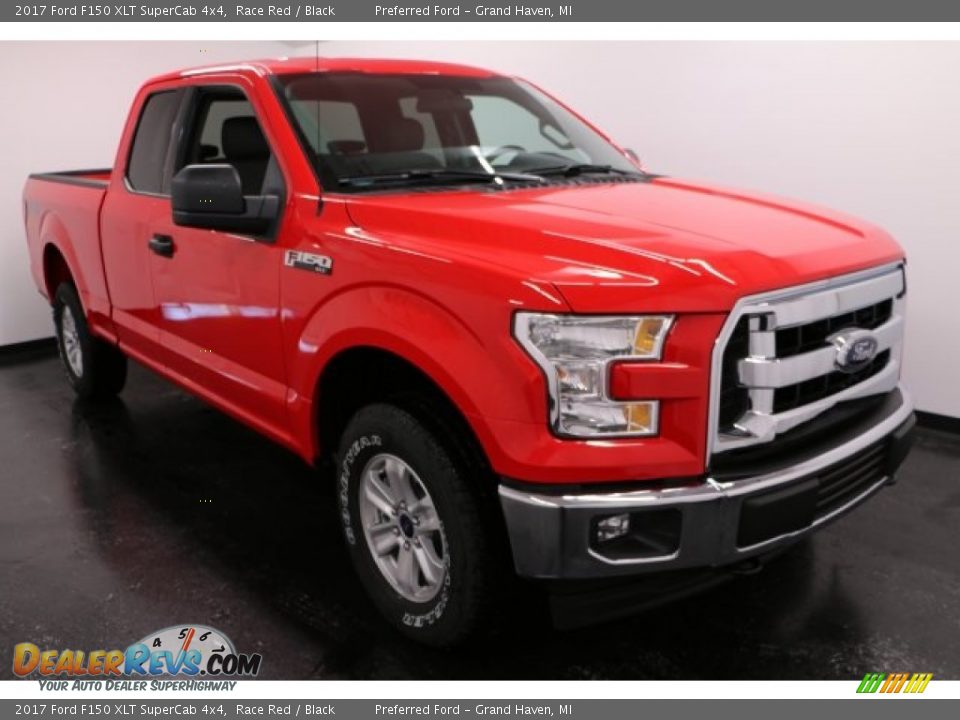 2017 Ford F150 XLT SuperCab 4x4 Race Red / Black Photo #7