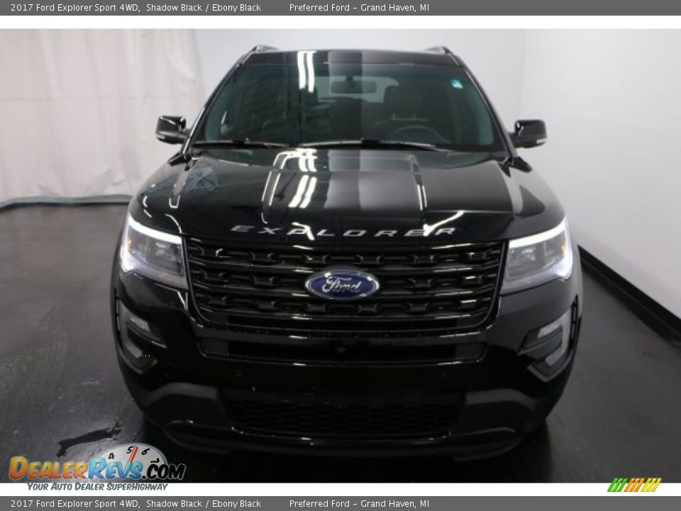 2017 Ford Explorer Sport 4WD Shadow Black / Ebony Black Photo #11