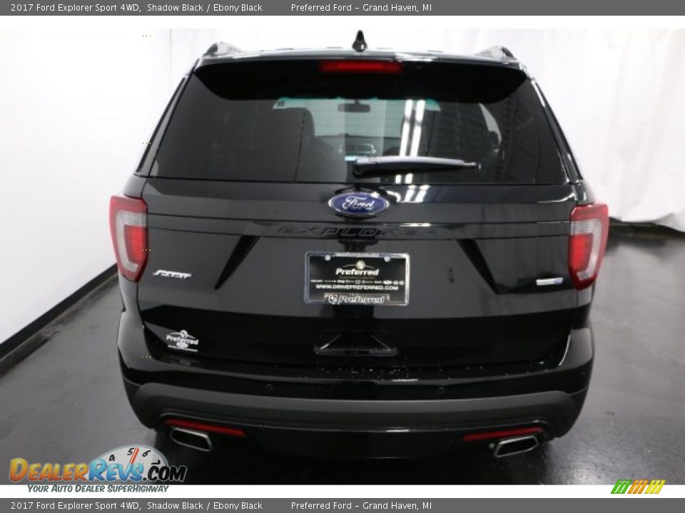 2017 Ford Explorer Sport 4WD Shadow Black / Ebony Black Photo #14