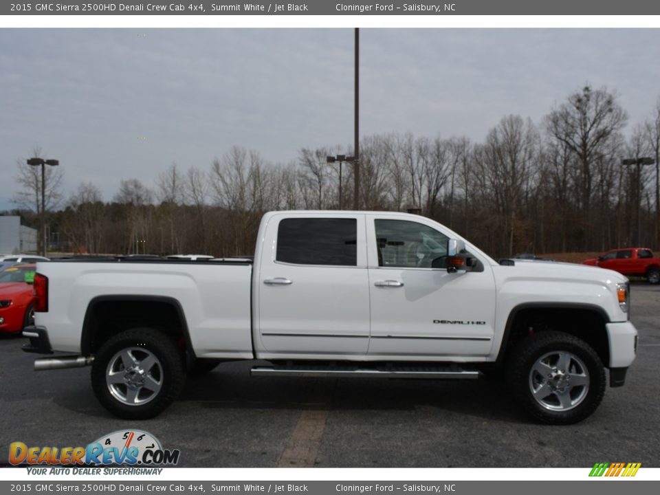 2015 GMC Sierra 2500HD Denali Crew Cab 4x4 Summit White / Jet Black Photo #2
