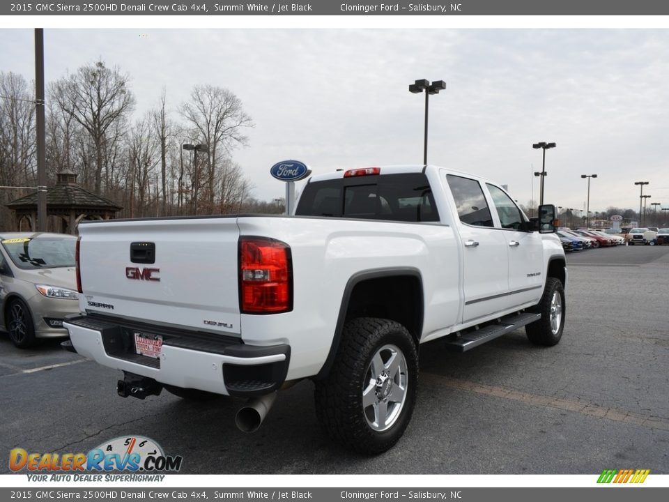 2015 GMC Sierra 2500HD Denali Crew Cab 4x4 Summit White / Jet Black Photo #3