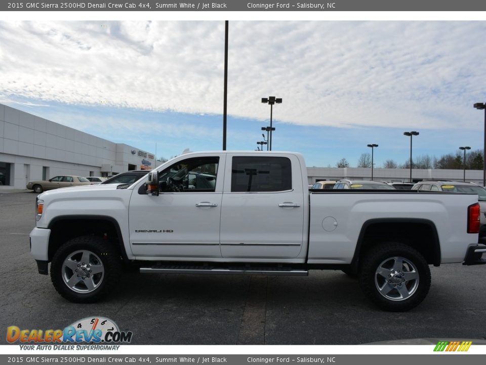 2015 GMC Sierra 2500HD Denali Crew Cab 4x4 Summit White / Jet Black Photo #5