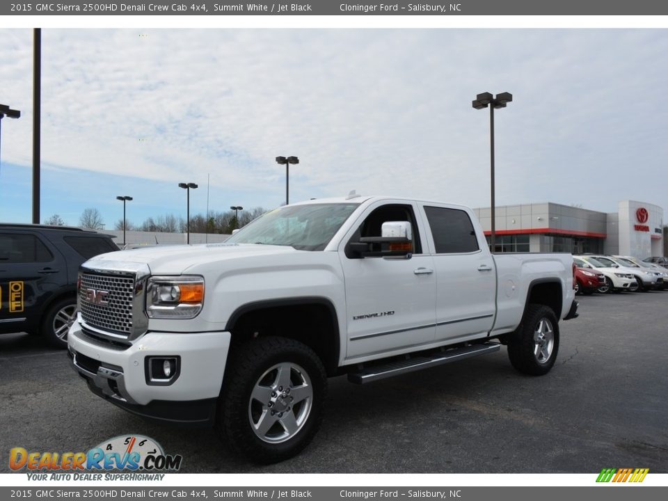 2015 GMC Sierra 2500HD Denali Crew Cab 4x4 Summit White / Jet Black Photo #6