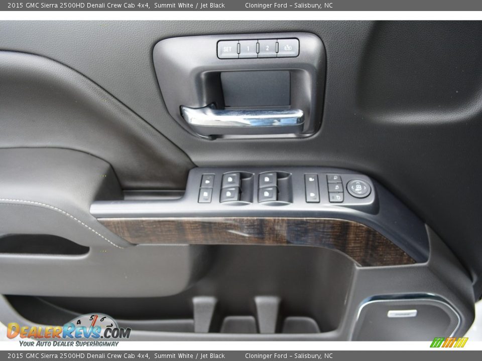 2015 GMC Sierra 2500HD Denali Crew Cab 4x4 Summit White / Jet Black Photo #8