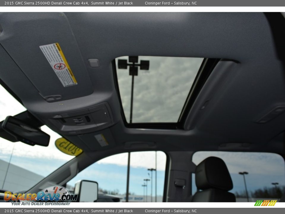 2015 GMC Sierra 2500HD Denali Crew Cab 4x4 Summit White / Jet Black Photo #9