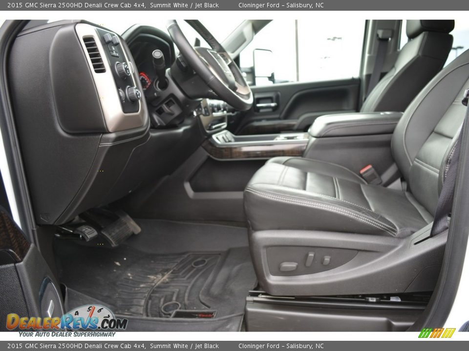 2015 GMC Sierra 2500HD Denali Crew Cab 4x4 Summit White / Jet Black Photo #10