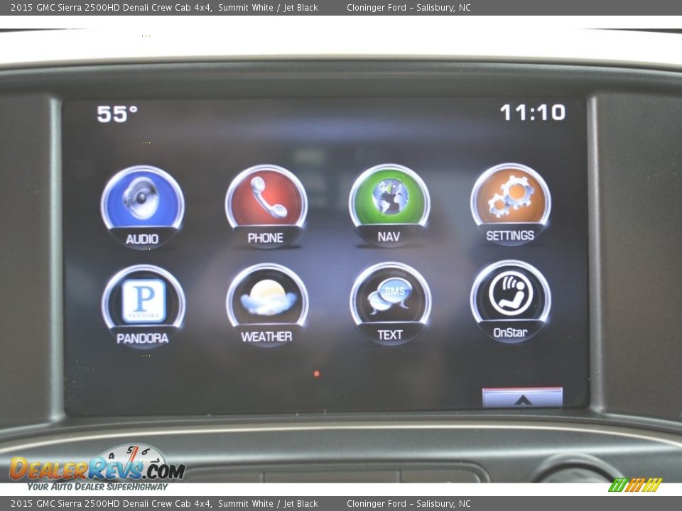 2015 GMC Sierra 2500HD Denali Crew Cab 4x4 Summit White / Jet Black Photo #19