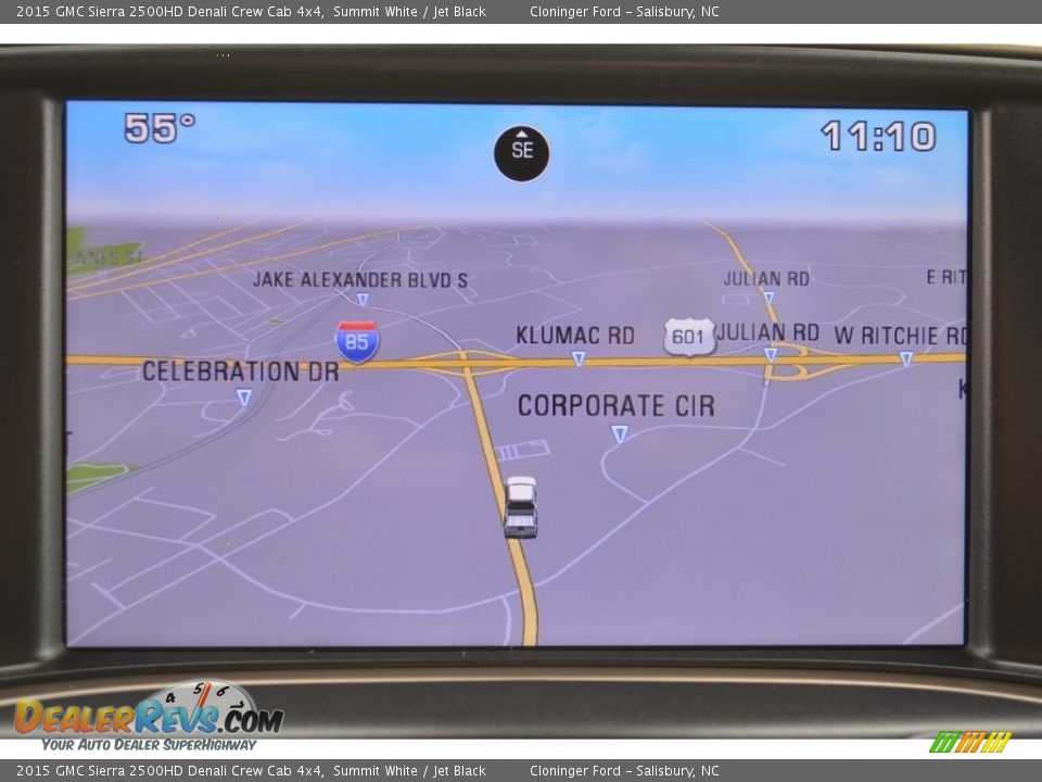 2015 GMC Sierra 2500HD Denali Crew Cab 4x4 Summit White / Jet Black Photo #20