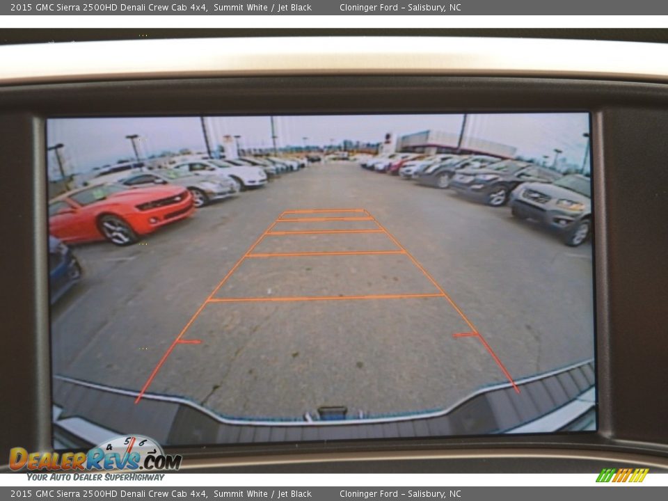 2015 GMC Sierra 2500HD Denali Crew Cab 4x4 Summit White / Jet Black Photo #21