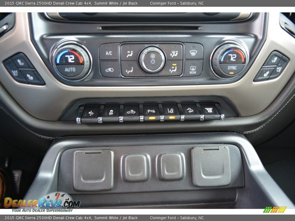 2015 GMC Sierra 2500HD Denali Crew Cab 4x4 Summit White / Jet Black Photo #22