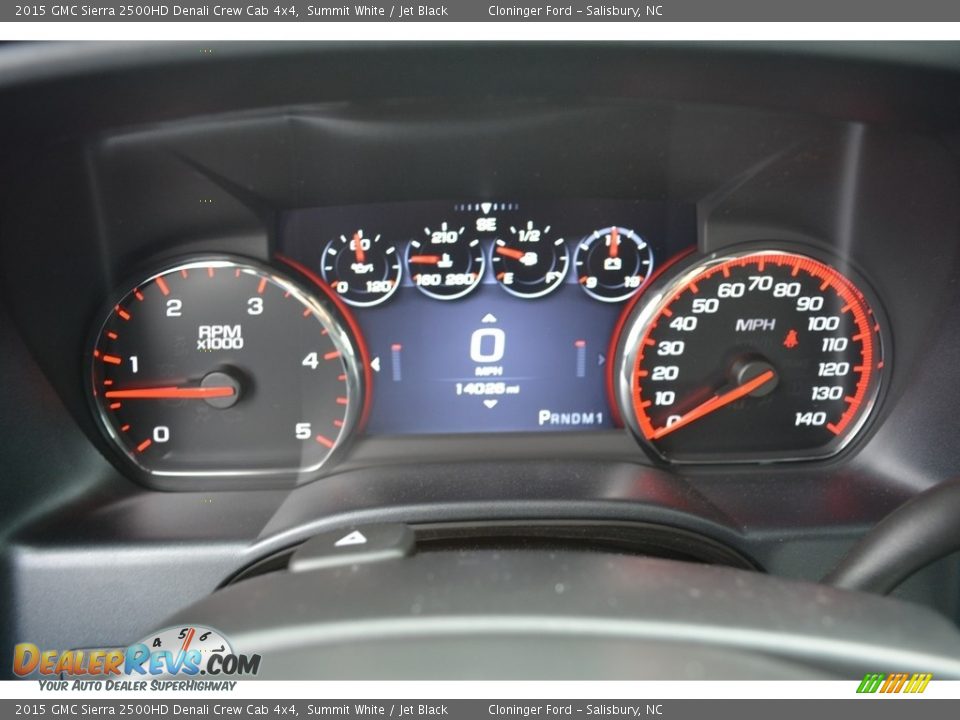 2015 GMC Sierra 2500HD Denali Crew Cab 4x4 Summit White / Jet Black Photo #26