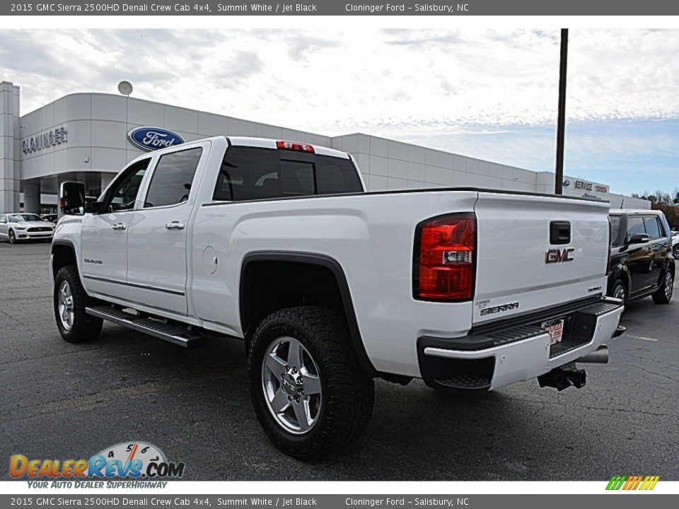 2015 GMC Sierra 2500HD Denali Crew Cab 4x4 Summit White / Jet Black Photo #29
