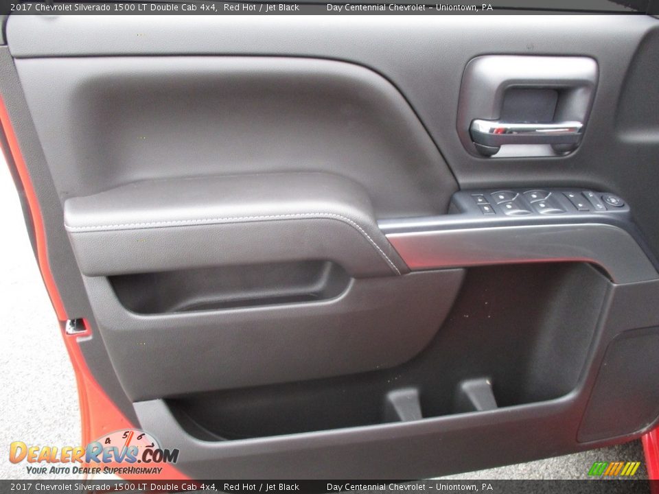 2017 Chevrolet Silverado 1500 LT Double Cab 4x4 Red Hot / Jet Black Photo #11