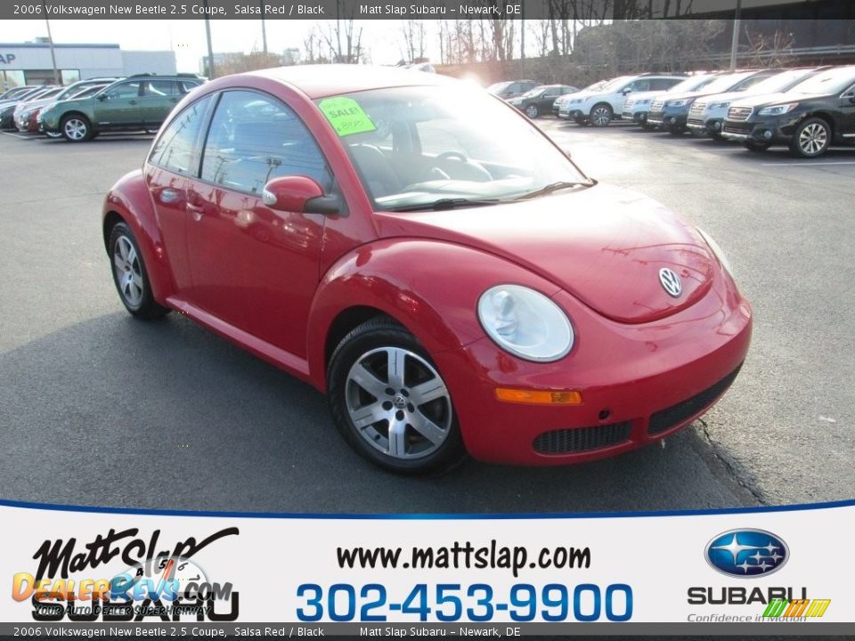 2006 Volkswagen New Beetle 2.5 Coupe Salsa Red / Black Photo #1
