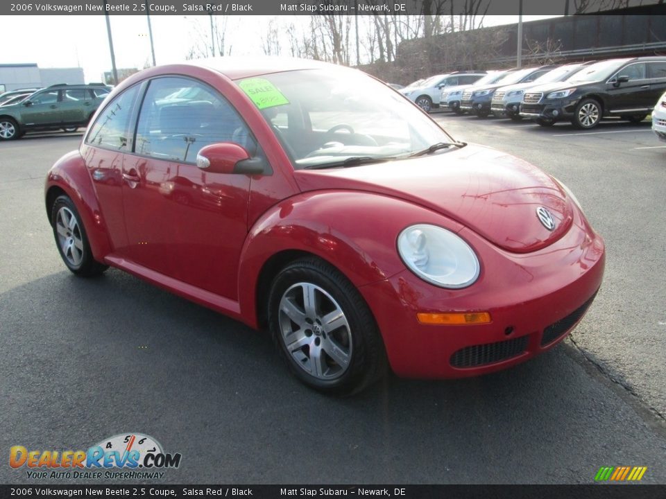 2006 Volkswagen New Beetle 2.5 Coupe Salsa Red / Black Photo #4