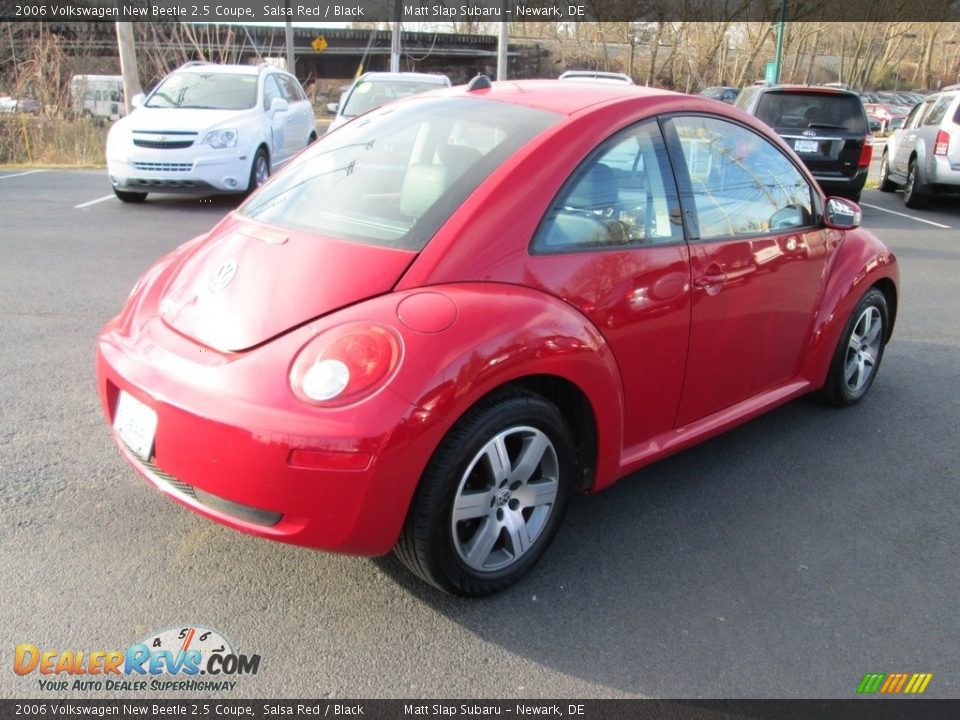 2006 Volkswagen New Beetle 2.5 Coupe Salsa Red / Black Photo #6