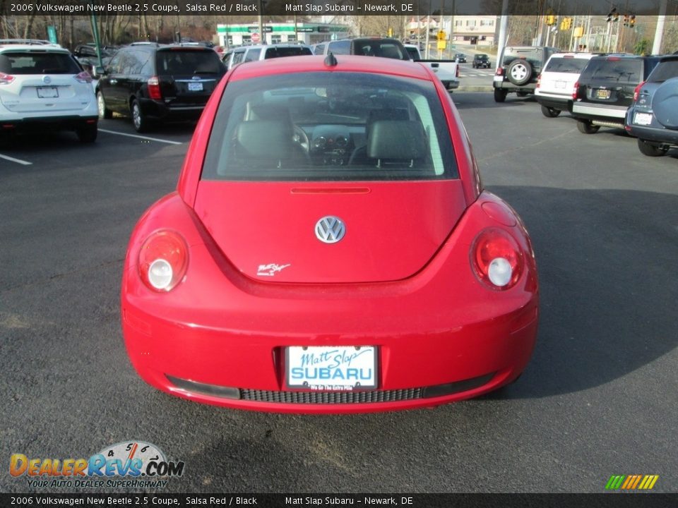 2006 Volkswagen New Beetle 2.5 Coupe Salsa Red / Black Photo #7