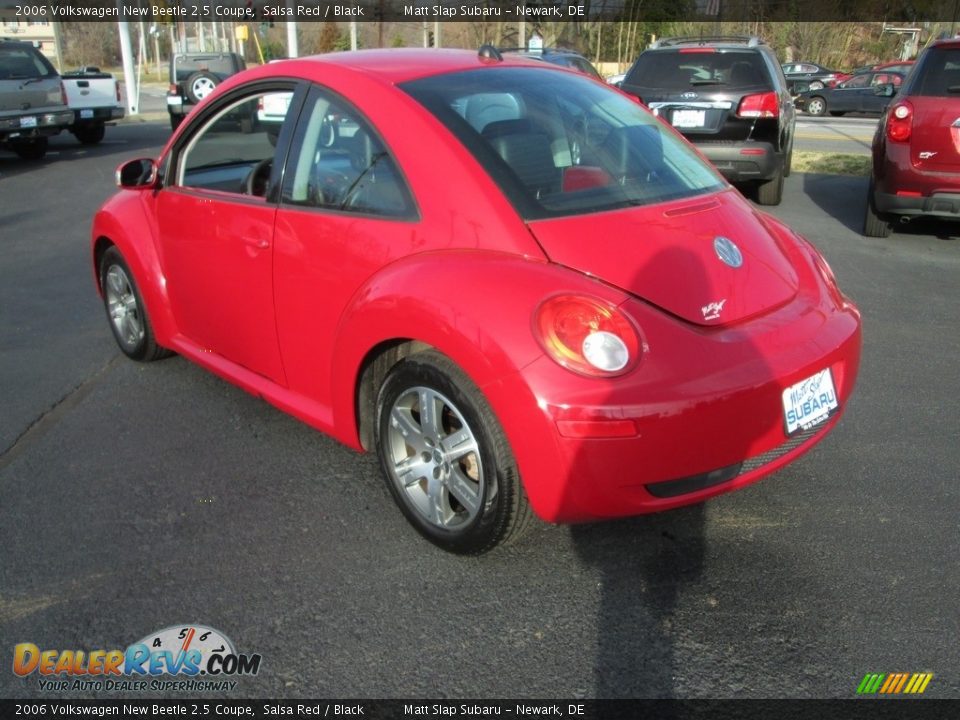 2006 Volkswagen New Beetle 2.5 Coupe Salsa Red / Black Photo #8