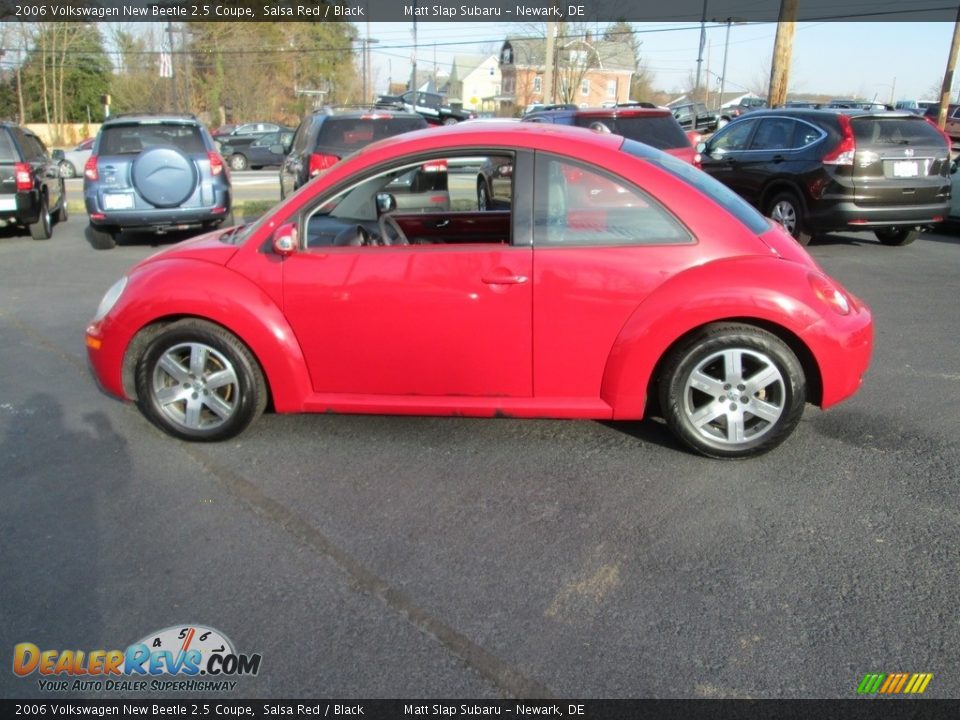 2006 Volkswagen New Beetle 2.5 Coupe Salsa Red / Black Photo #9