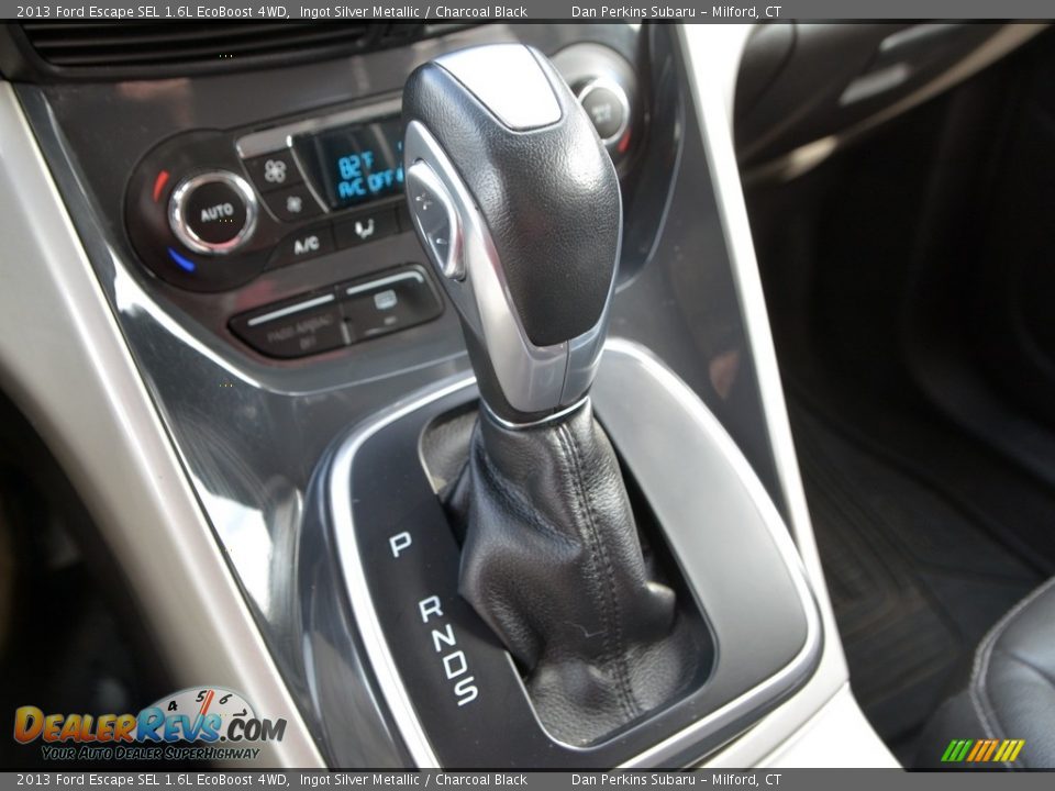 2013 Ford Escape SEL 1.6L EcoBoost 4WD Ingot Silver Metallic / Charcoal Black Photo #10