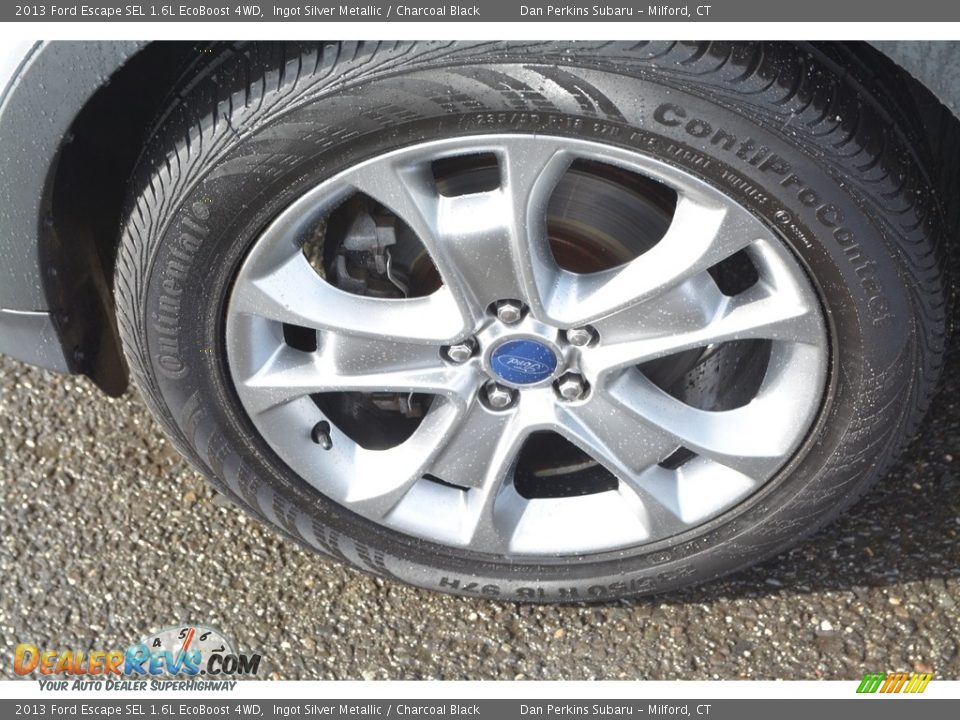 2013 Ford Escape SEL 1.6L EcoBoost 4WD Ingot Silver Metallic / Charcoal Black Photo #23