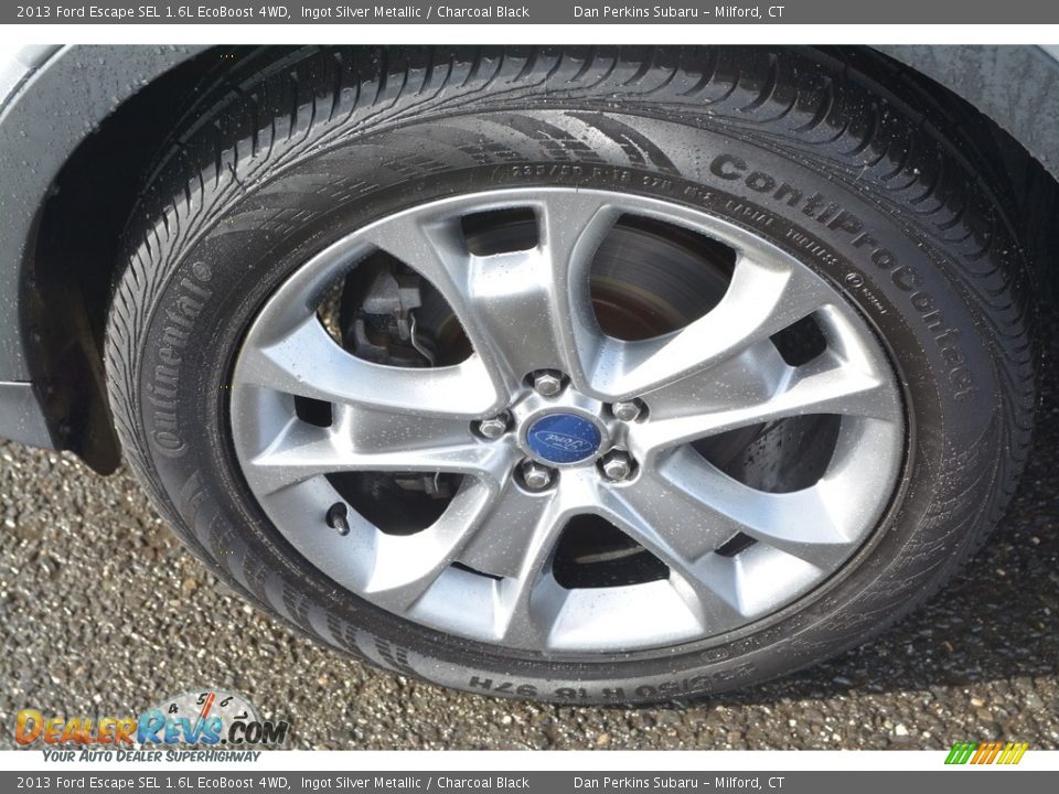 2013 Ford Escape SEL 1.6L EcoBoost 4WD Ingot Silver Metallic / Charcoal Black Photo #24