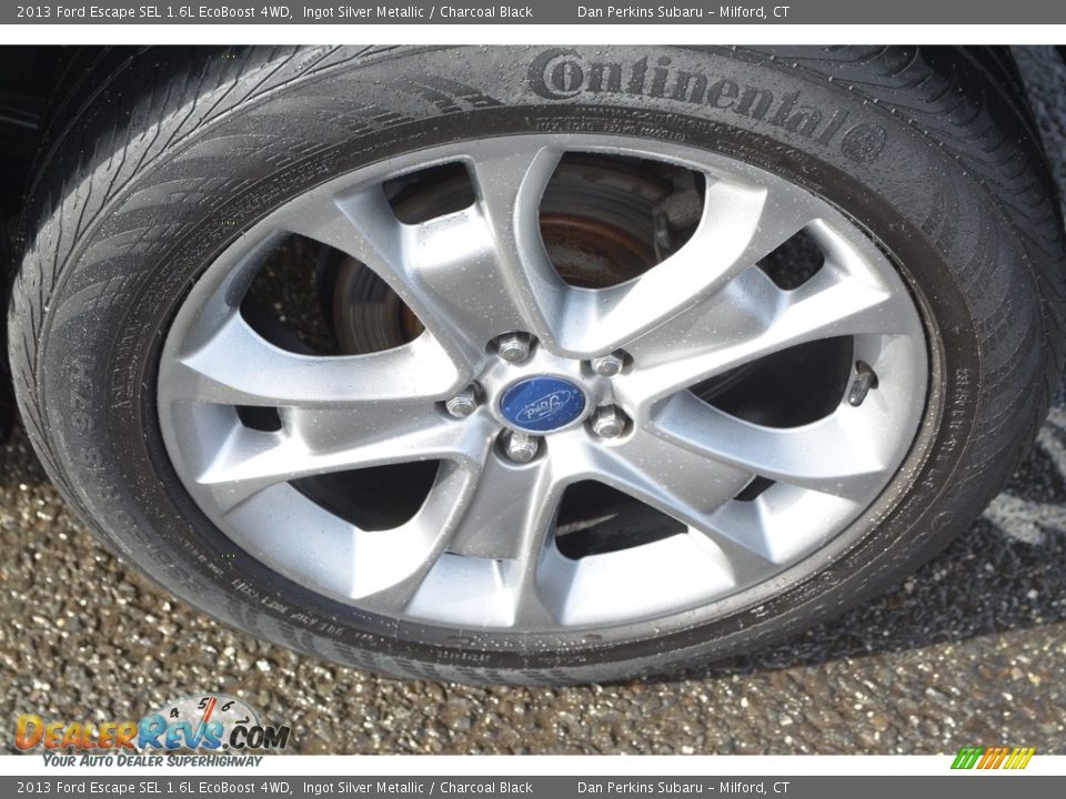 2013 Ford Escape SEL 1.6L EcoBoost 4WD Ingot Silver Metallic / Charcoal Black Photo #26