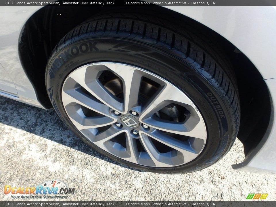 2013 Honda Accord Sport Sedan Alabaster Silver Metallic / Black Photo #9