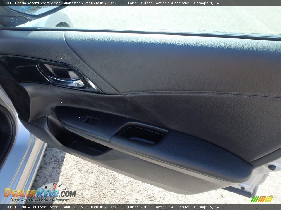 2013 Honda Accord Sport Sedan Alabaster Silver Metallic / Black Photo #12
