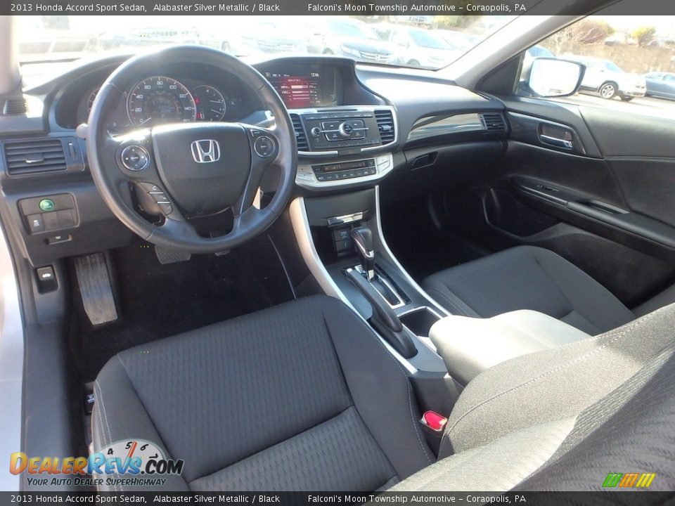 2013 Honda Accord Sport Sedan Alabaster Silver Metallic / Black Photo #17