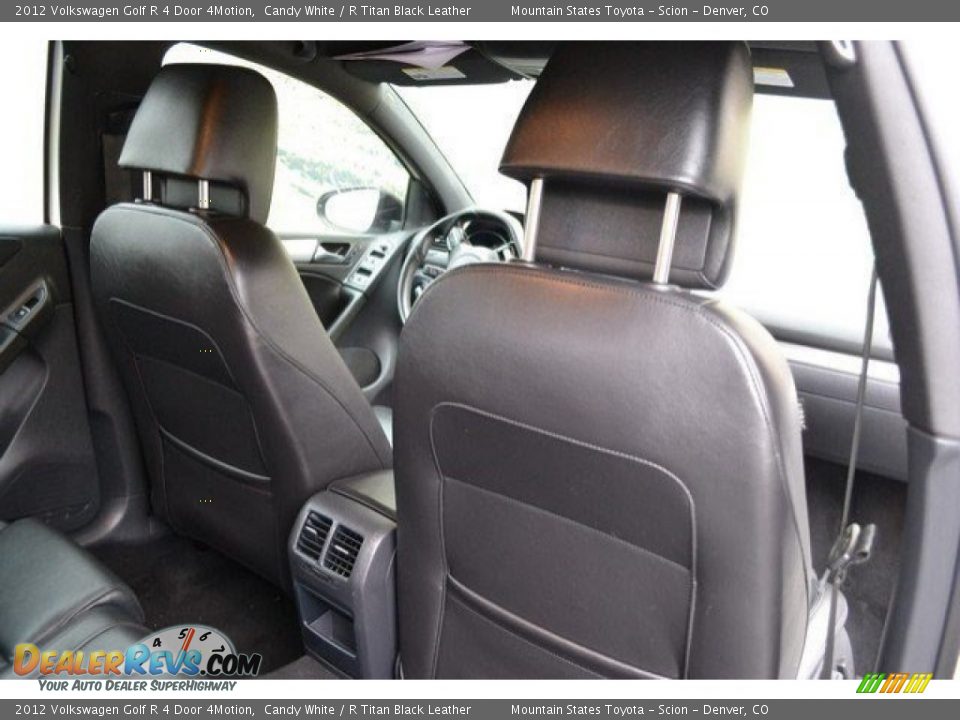 2012 Volkswagen Golf R 4 Door 4Motion Candy White / R Titan Black Leather Photo #20