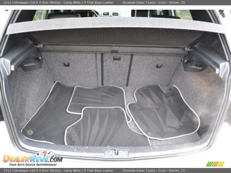 2012 Volkswagen Golf R 4 Door 4Motion Candy White / R Titan Black Leather Photo #26