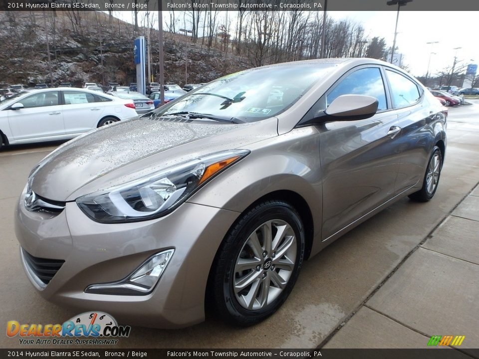 2014 Hyundai Elantra SE Sedan Bronze / Beige Photo #6