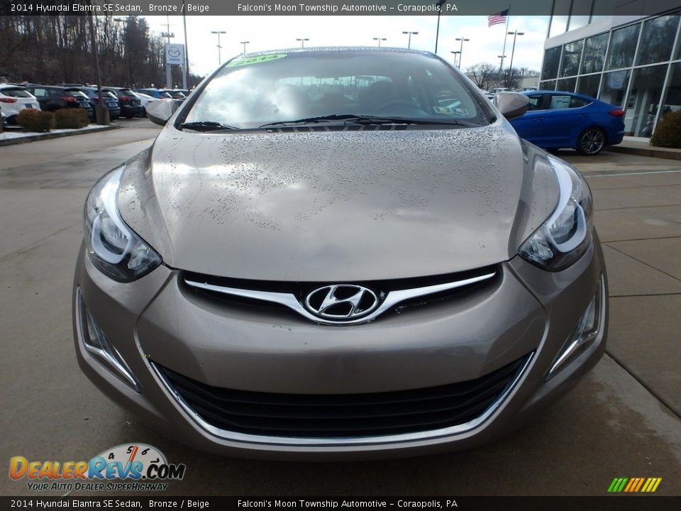 2014 Hyundai Elantra SE Sedan Bronze / Beige Photo #7