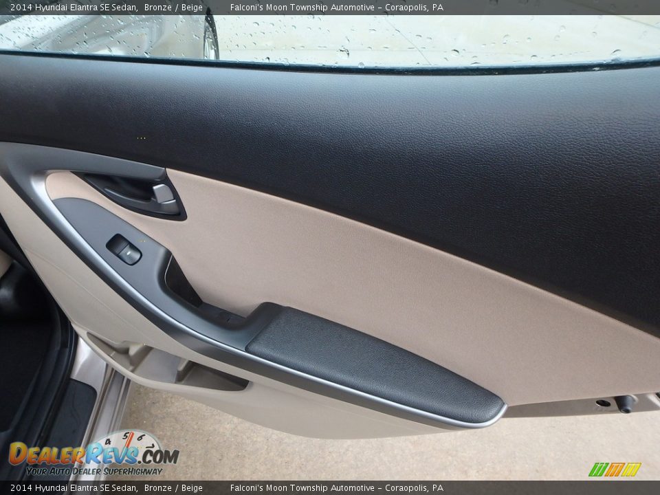 2014 Hyundai Elantra SE Sedan Bronze / Beige Photo #14