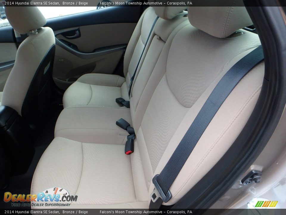 2014 Hyundai Elantra SE Sedan Bronze / Beige Photo #16