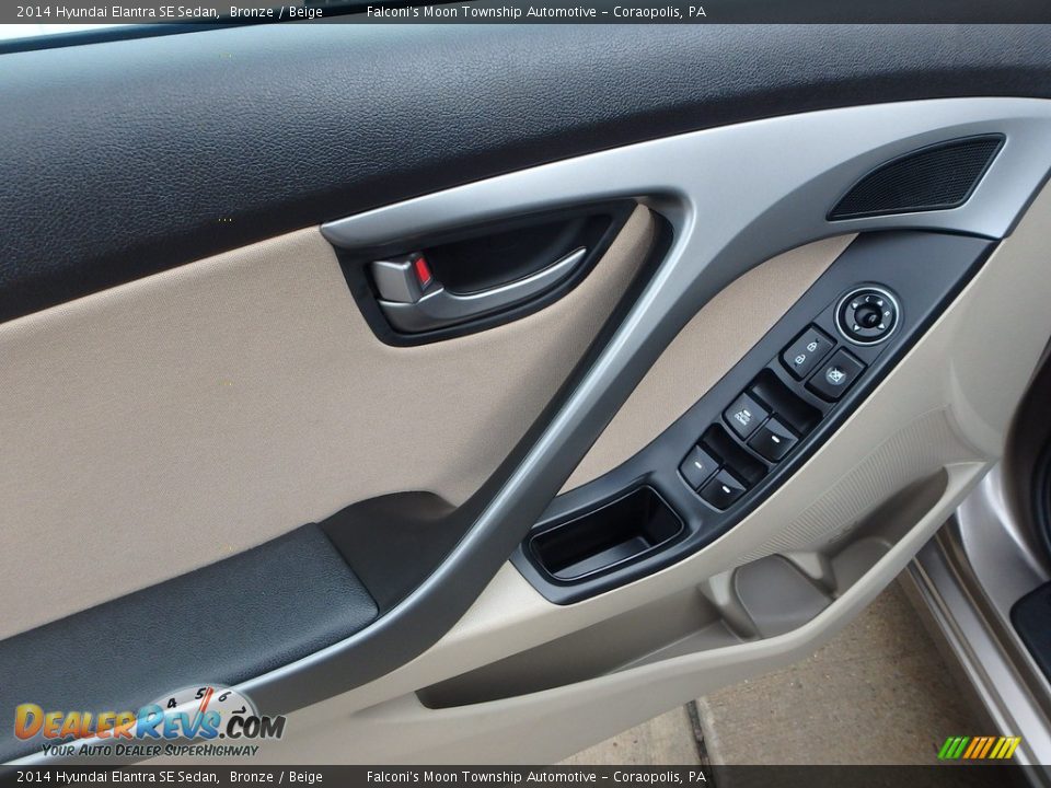 2014 Hyundai Elantra SE Sedan Bronze / Beige Photo #19