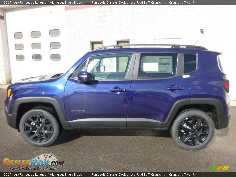2017 Jeep Renegade Latitude 4x4 Jetset Blue / Black Photo #3
